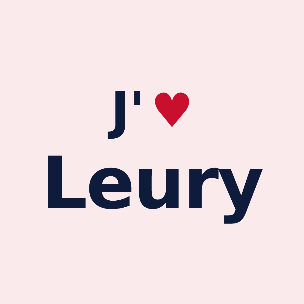 Magnet personnalisé Leury — design J'aime Leury