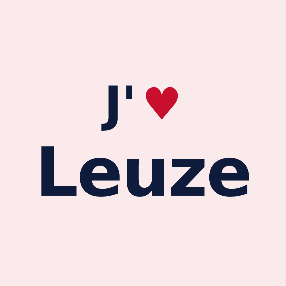 Magnet personnalisé Leuze — design J'aime Leuze