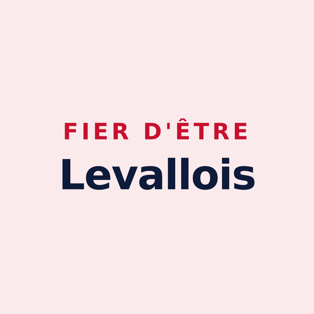 Magnet « Fier d'être Levallois » — design pour Leval
