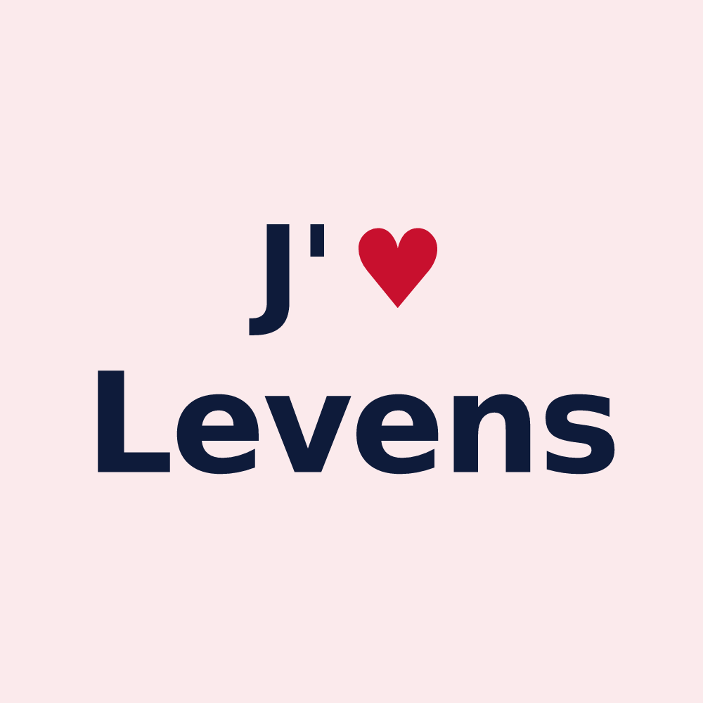 Magnet personnalisé Levens — design J'aime Levens