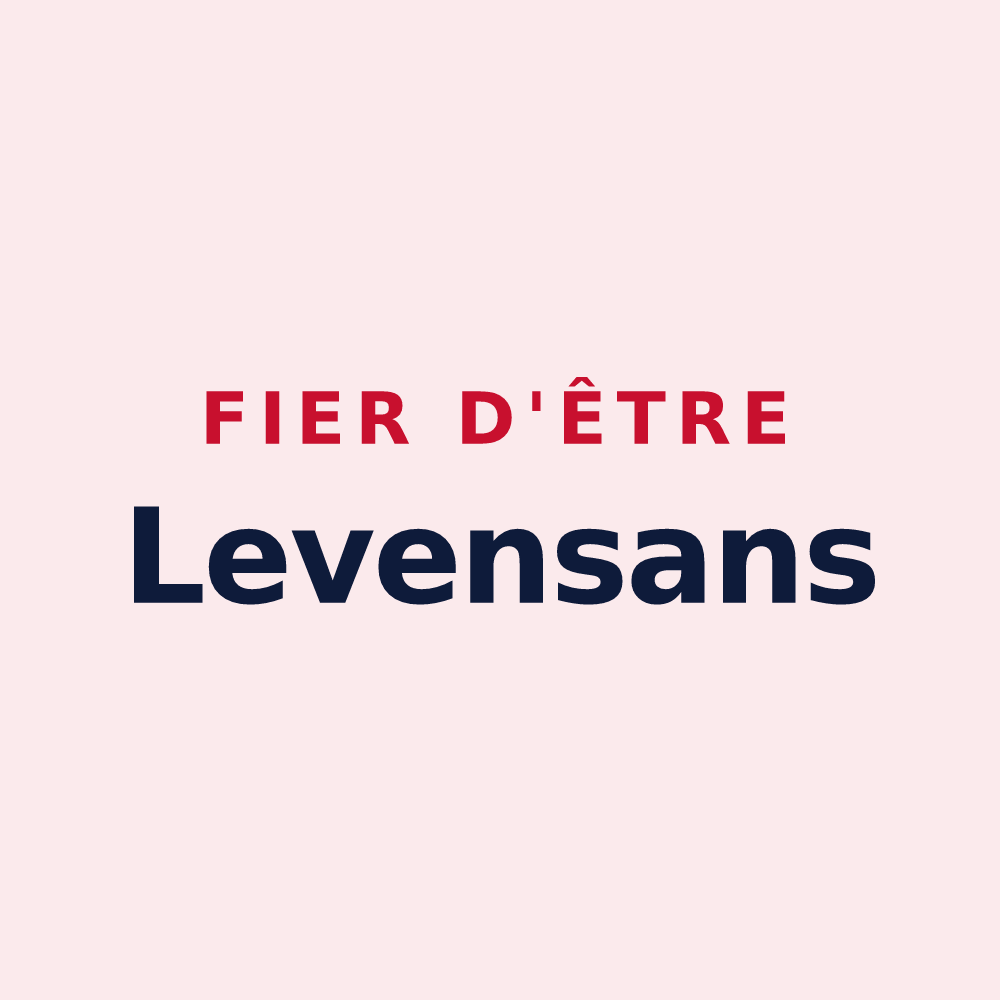 Magnet « Fier d'être Levensans » — design pour Levens