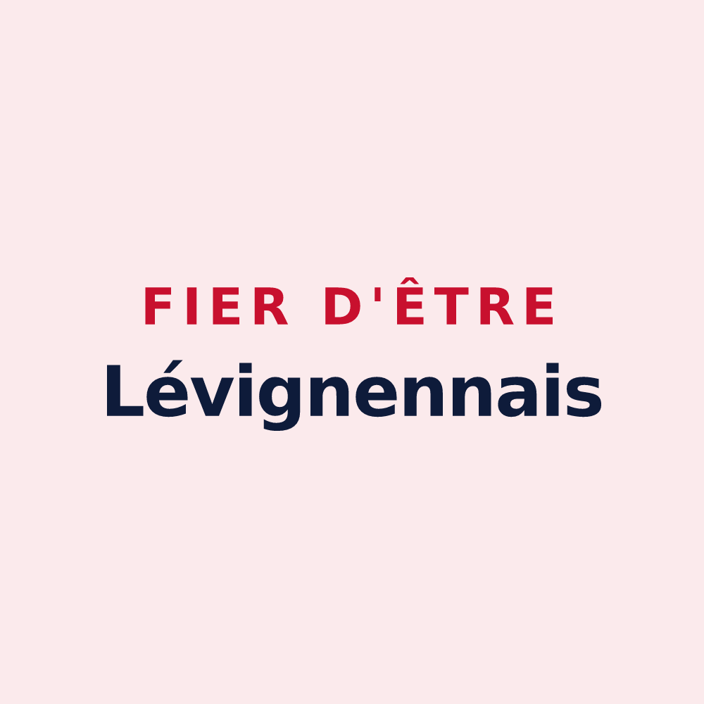 Magnet « Fier d'être Lévignennais » — design pour Lévignen