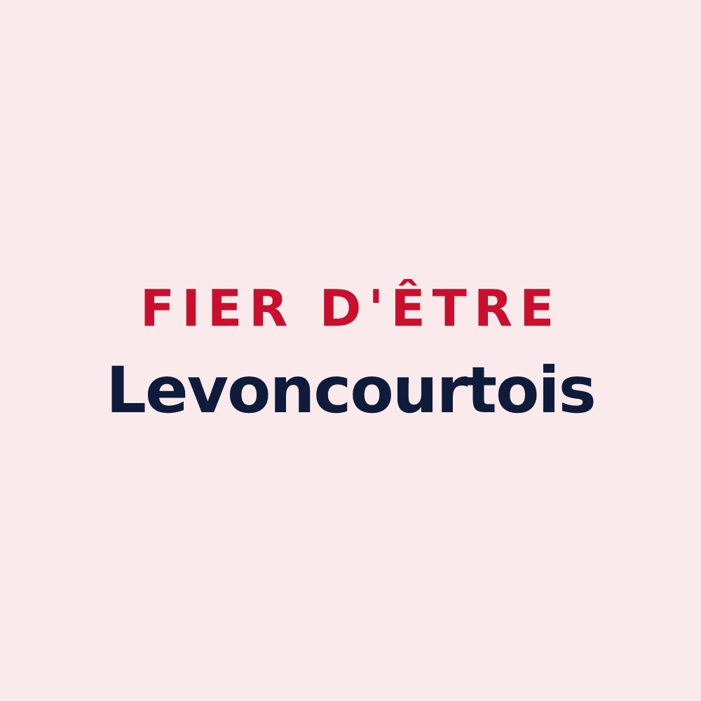 Magnet « Fier d'être Levoncourtois » — design pour Levoncourt