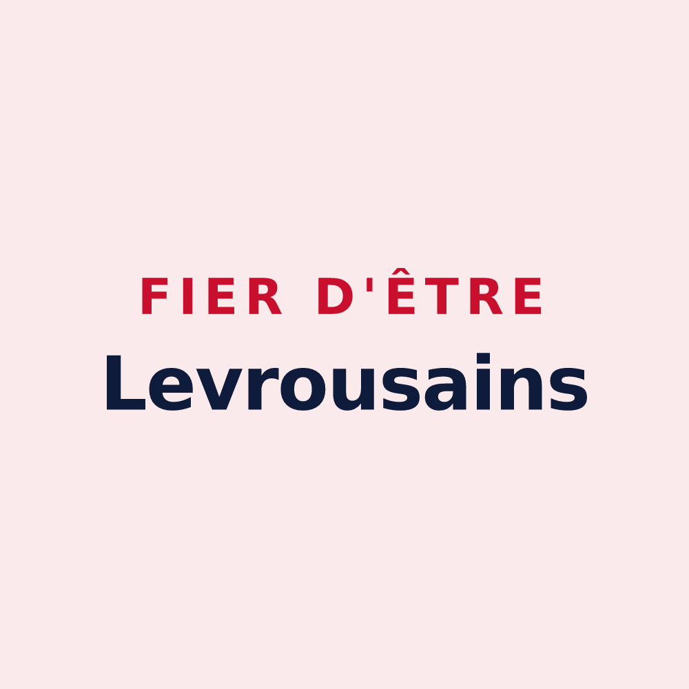 Magnet « Fier d'être Levrousains » — design pour Levroux