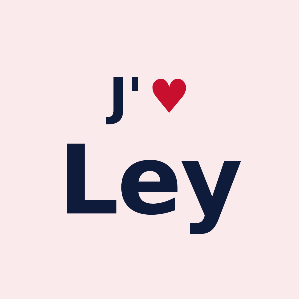 Magnet personnalisé Ley — design J'aime Ley