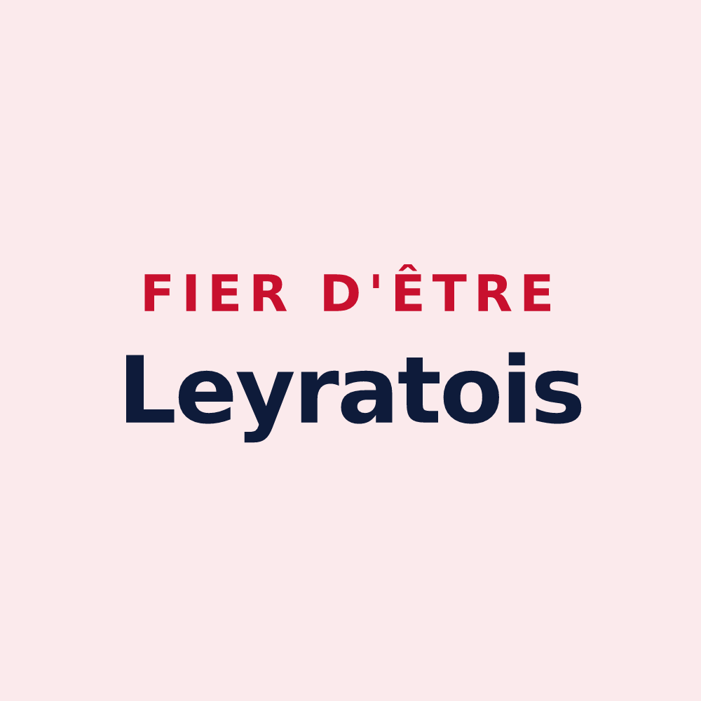 Magnet « Fier d'être Leyratois » — design pour Leyrat