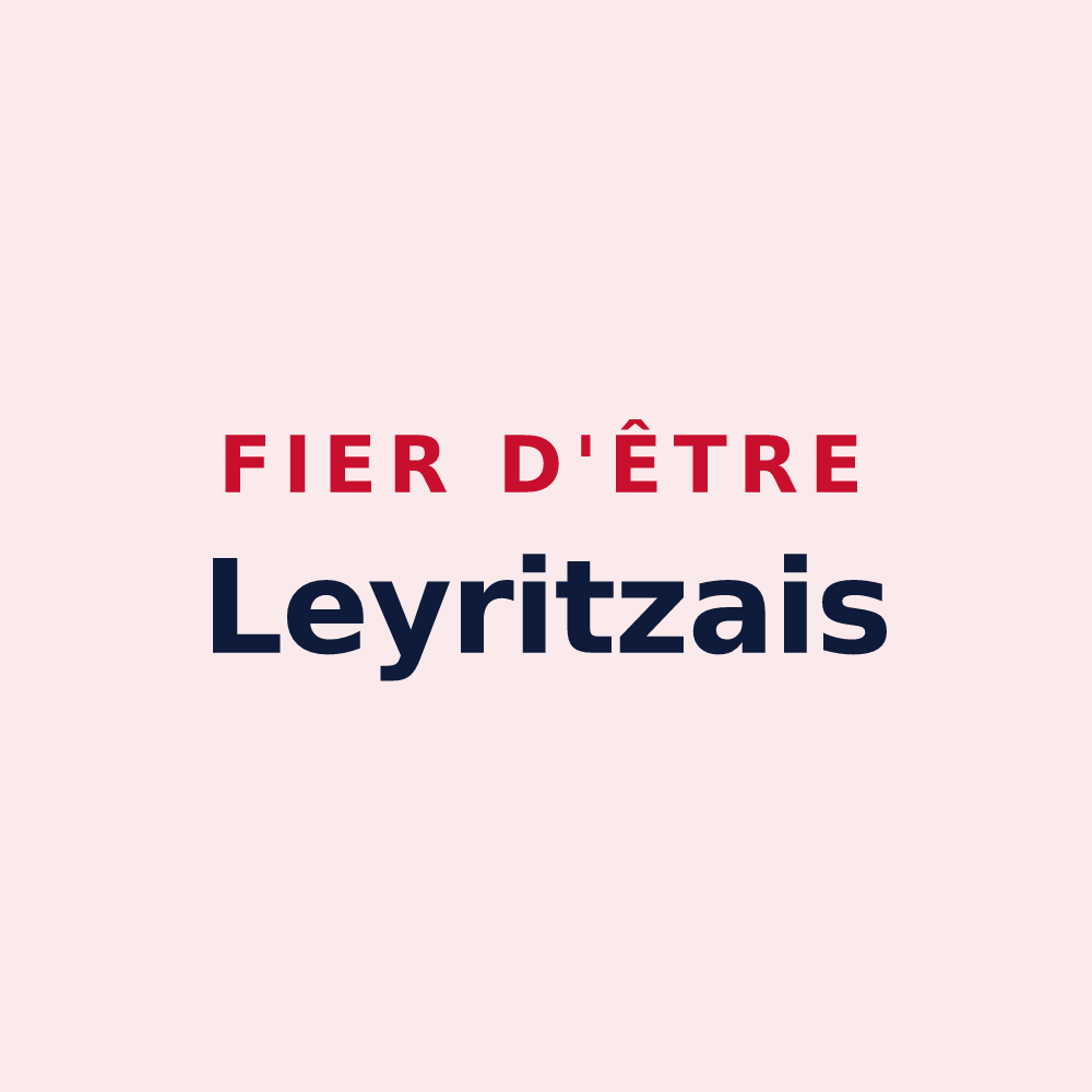 Magnet « Fier d'être Leyritzais » — design pour Leyritz-Moncassin