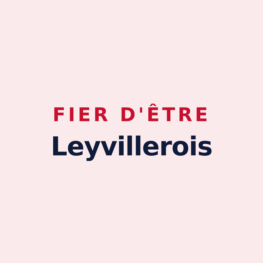 Magnet « Fier d'être Leyvillerois » — design pour Leyviller
