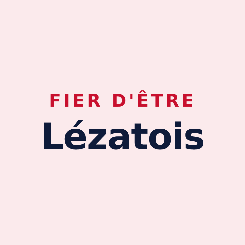 Magnet « Fier d'être Lézatois » — design pour Lézat-sur-Lèze