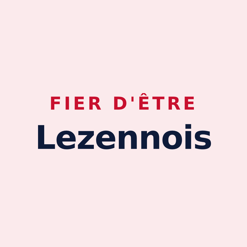 Magnet « Fier d'être Lezennois » — design pour Lezennes