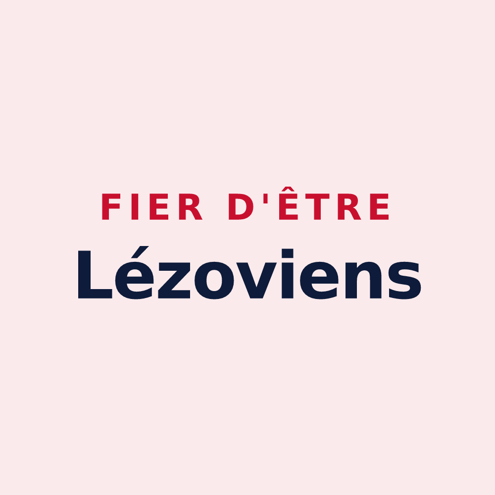 Magnet « Fier d'être Lézoviens » — design pour Lezoux