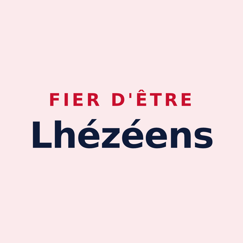 Magnet « Fier d'être Lhézéens » — design pour Lhez