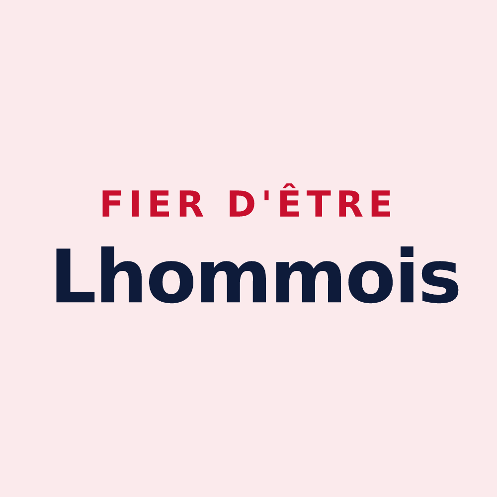 Magnet « Fier d'être Lhommois » — design pour Lhomme