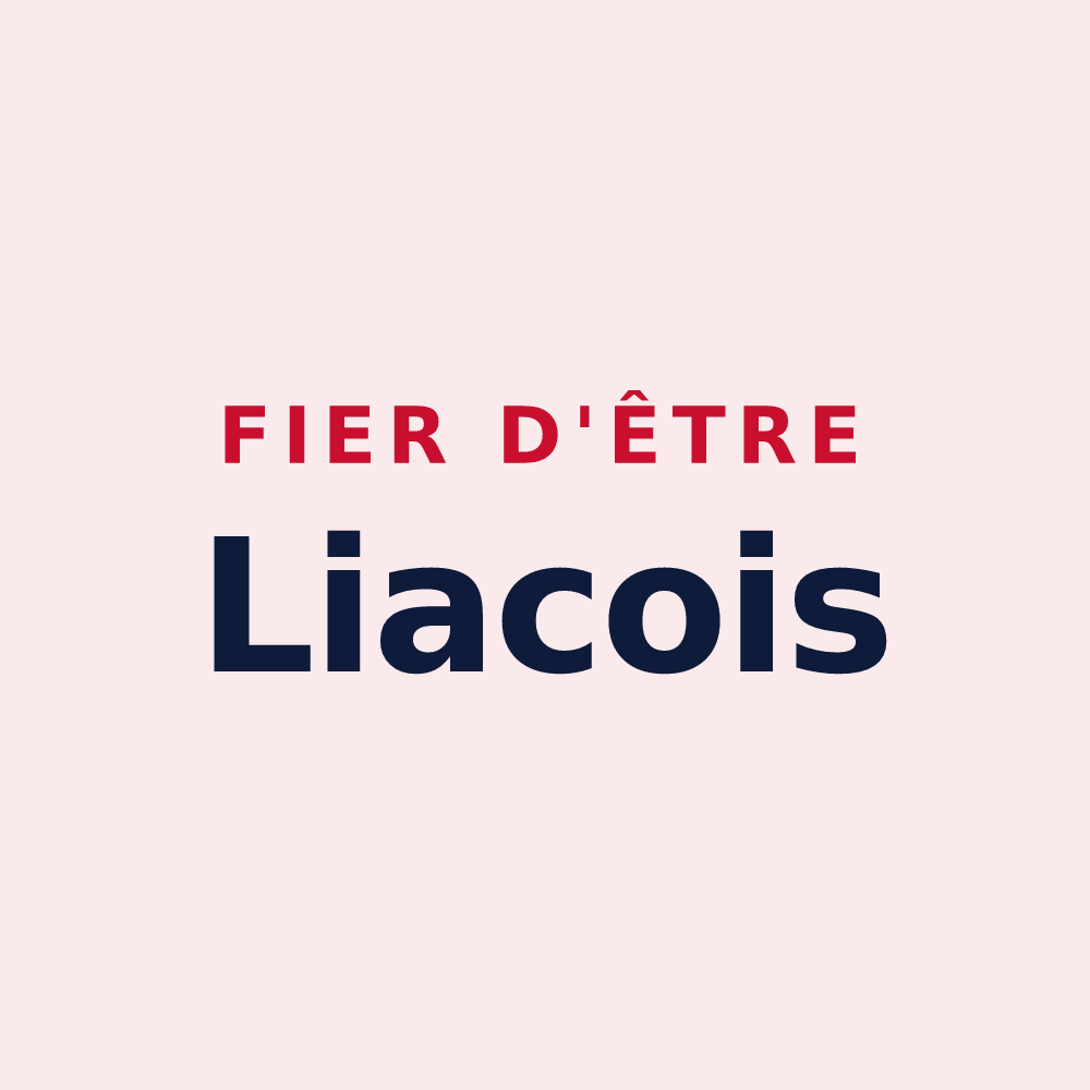 Magnet « Fier d'être Liacois » — design pour Liac