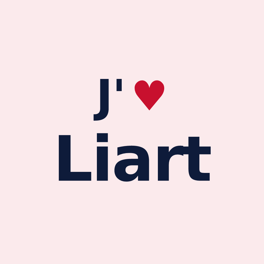 Magnet personnalisé Liart — design J'aime Liart