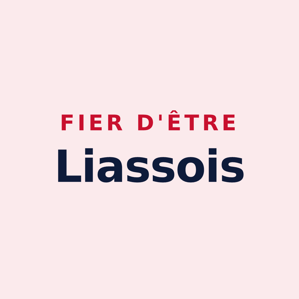 Magnet « Fier d'être Liassois » — design pour Lias-d'Armagnac