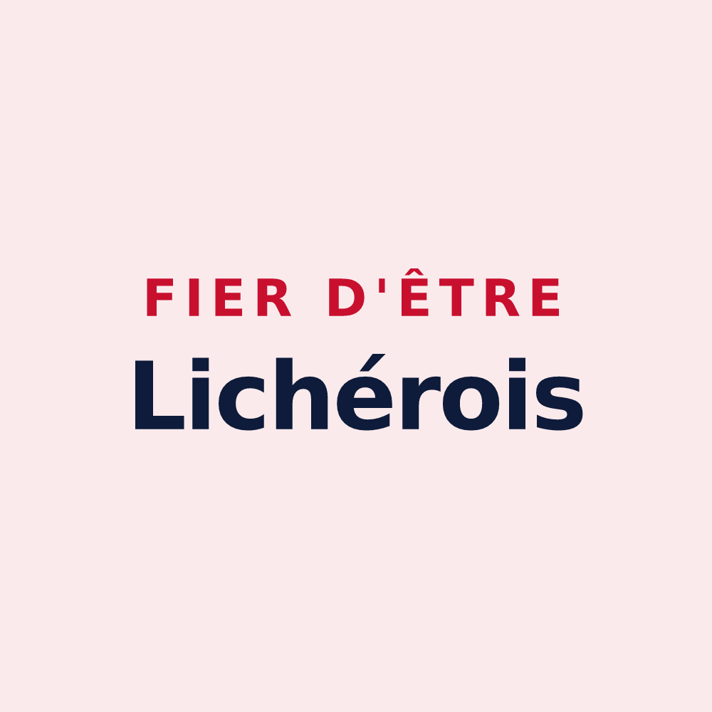 Magnet « Fier d'être Lichérois » — design pour Lichères-sur-Yonne