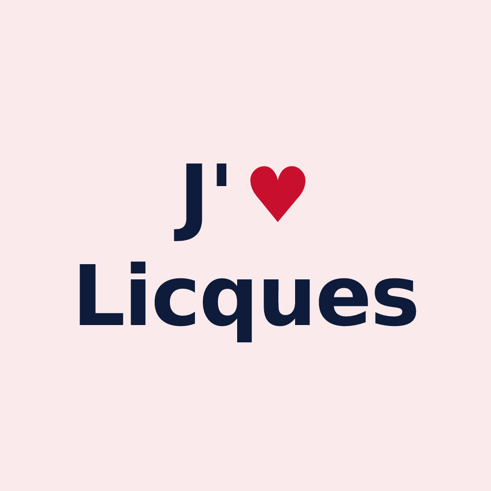 Magnet personnalisé Licques — design J'aime Licques