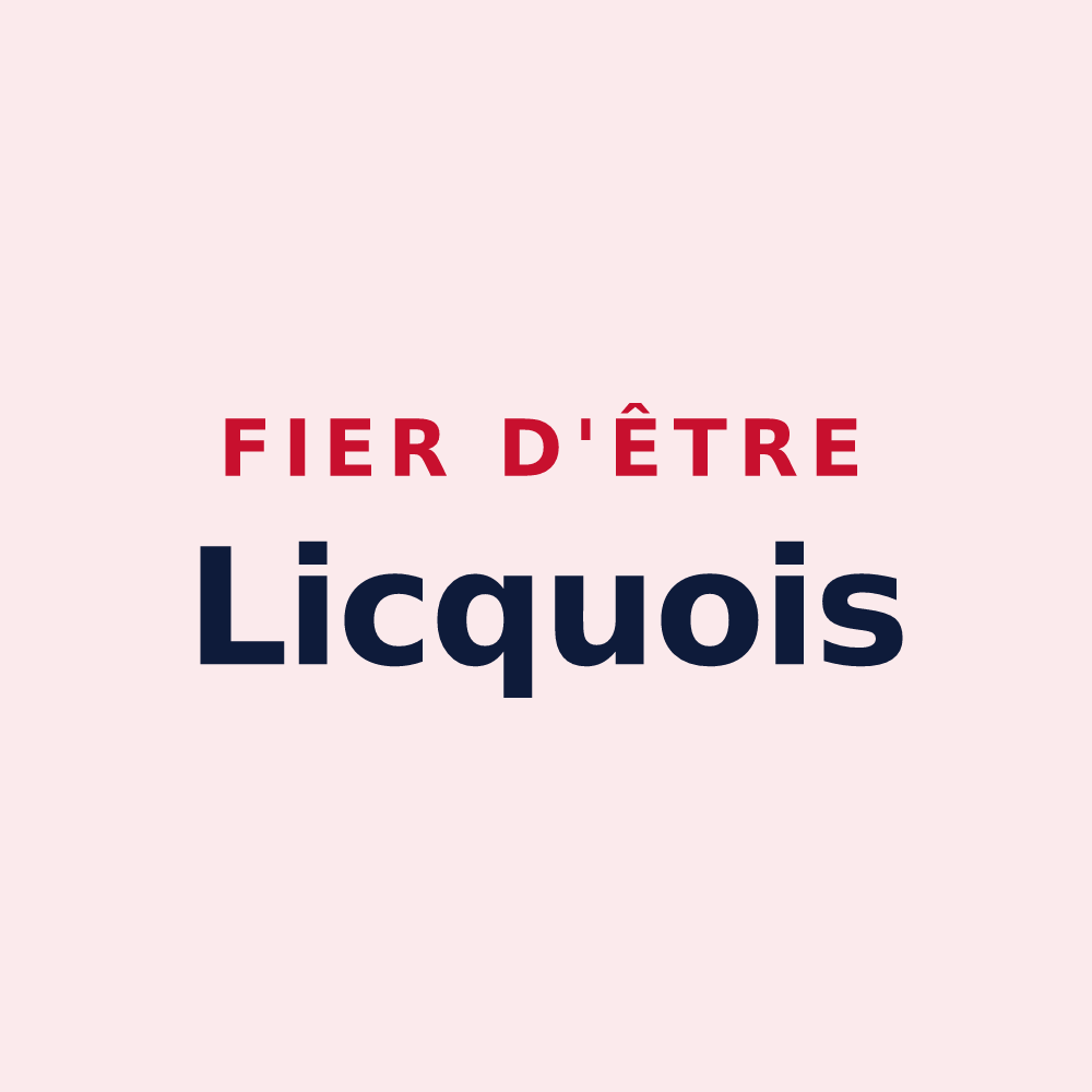 Magnet « Fier d'être Licquois » — design pour Licques