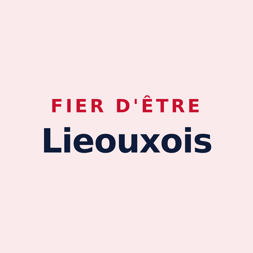 Magnet « Fier d'être Lieouxois » — design pour Lieoux