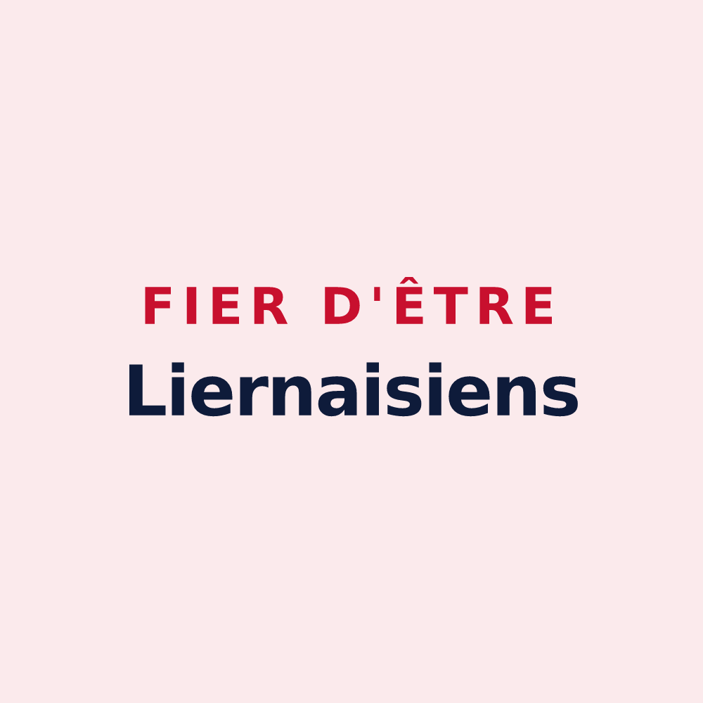 Magnet « Fier d'être Liernaisiens » — design pour Liernais