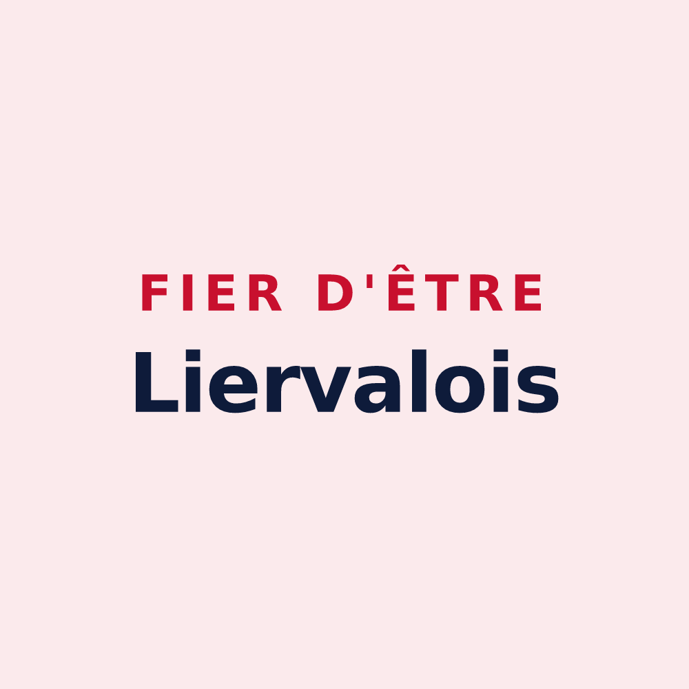 Magnet « Fier d'être Liervalois » — design pour Lierval
