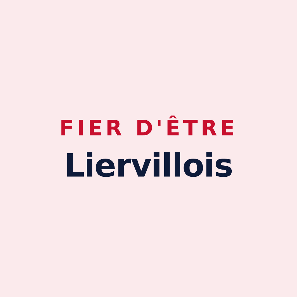 Magnet « Fier d'être Liervillois » — design pour Lierville