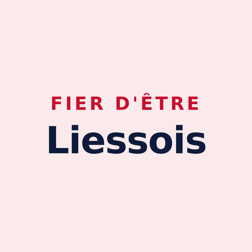 Magnet « Fier d'être Liessois » — design pour Lies