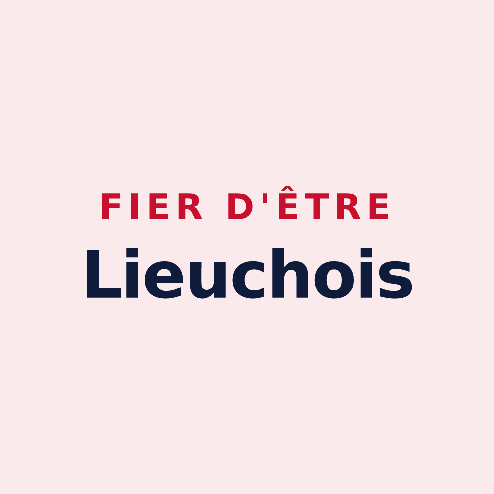 Magnet « Fier d'être Lieuchois » — design pour Lieuche