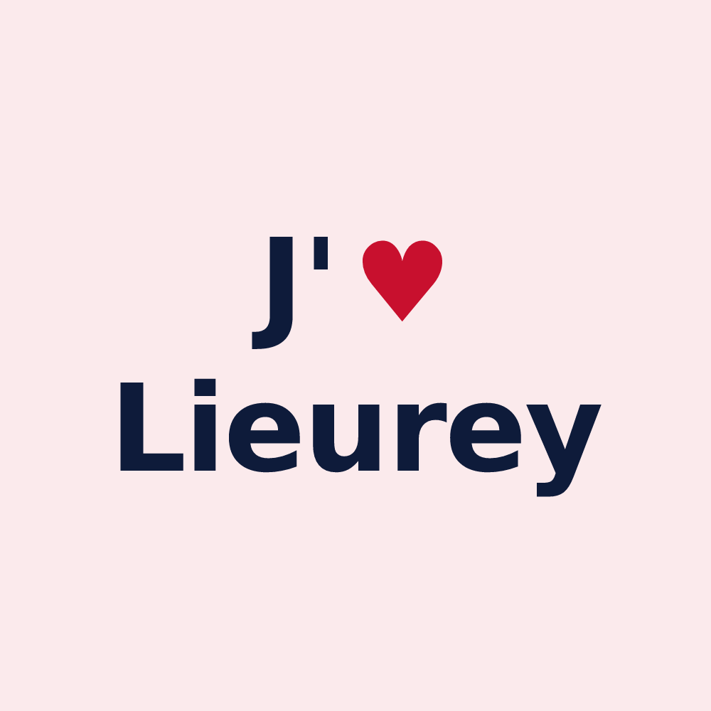 Magnet personnalisé Lieurey — design J'aime Lieurey