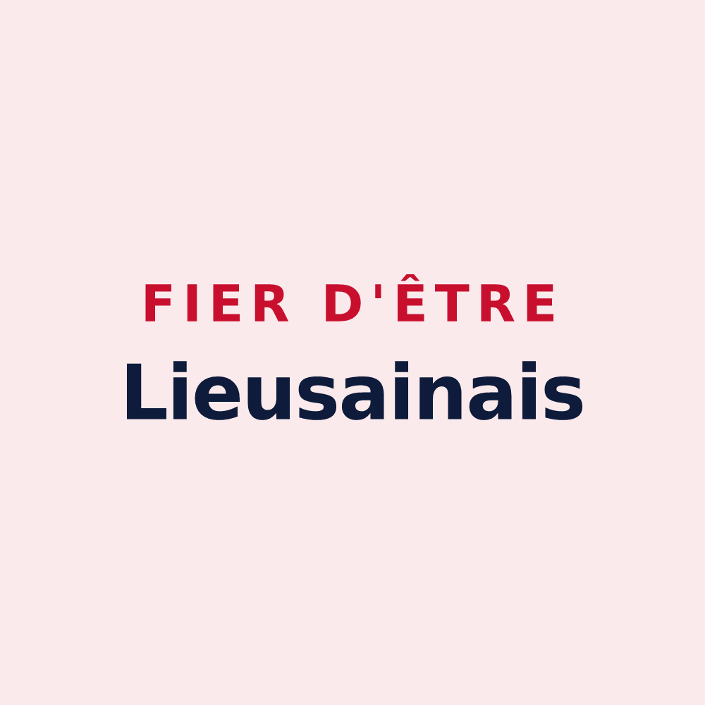 Magnet « Fier d'être Lieusainais » — design pour Lieusaint