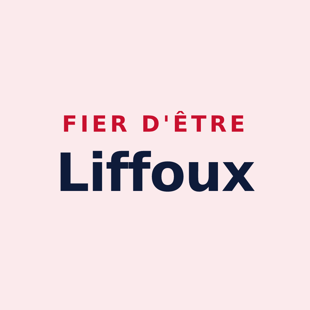 Magnet « Fier d'être Liffoux » — design pour Liffol-le-Petit