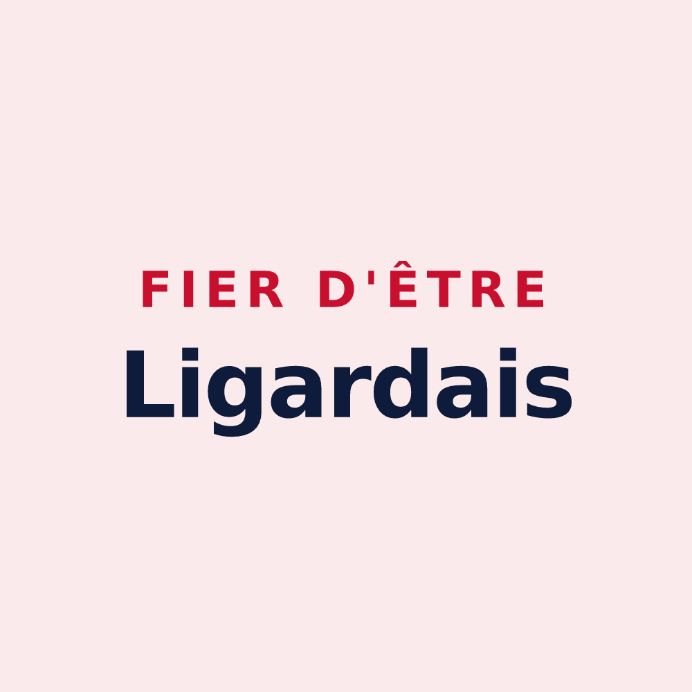 Magnet « Fier d'être Ligardais » — design pour Ligardes