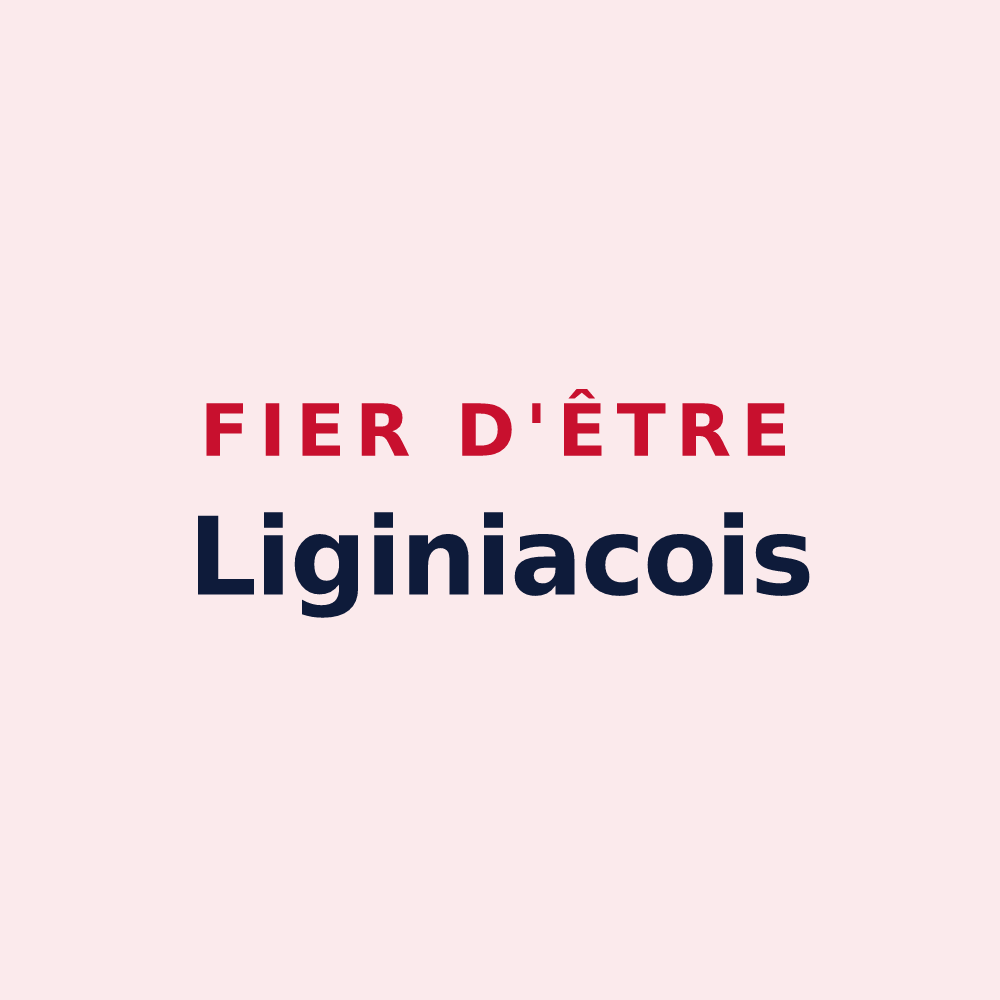 Magnet « Fier d'être Liginiacois » — design pour Liginiac
