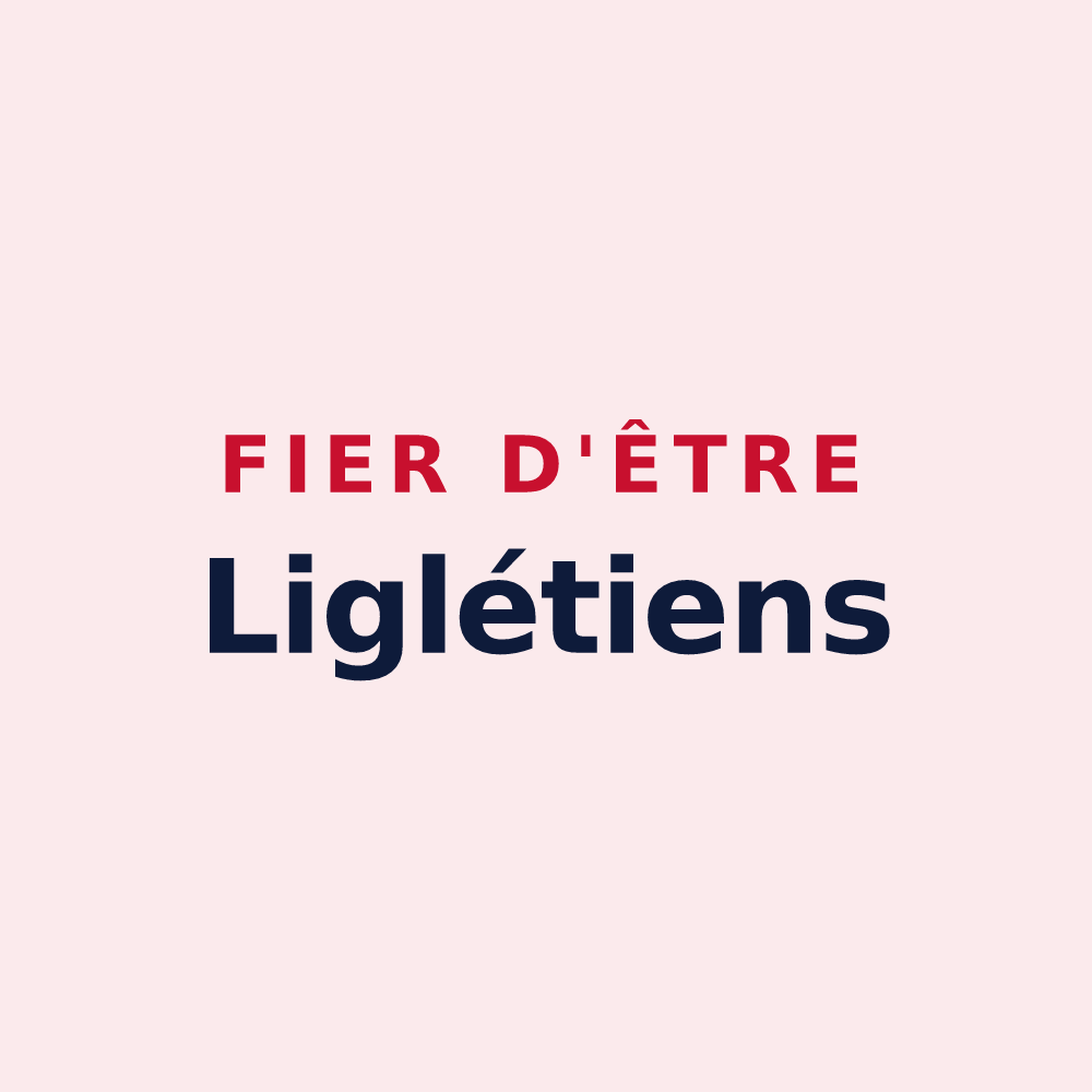 Magnet « Fier d'être Liglétiens » — design pour Liglet