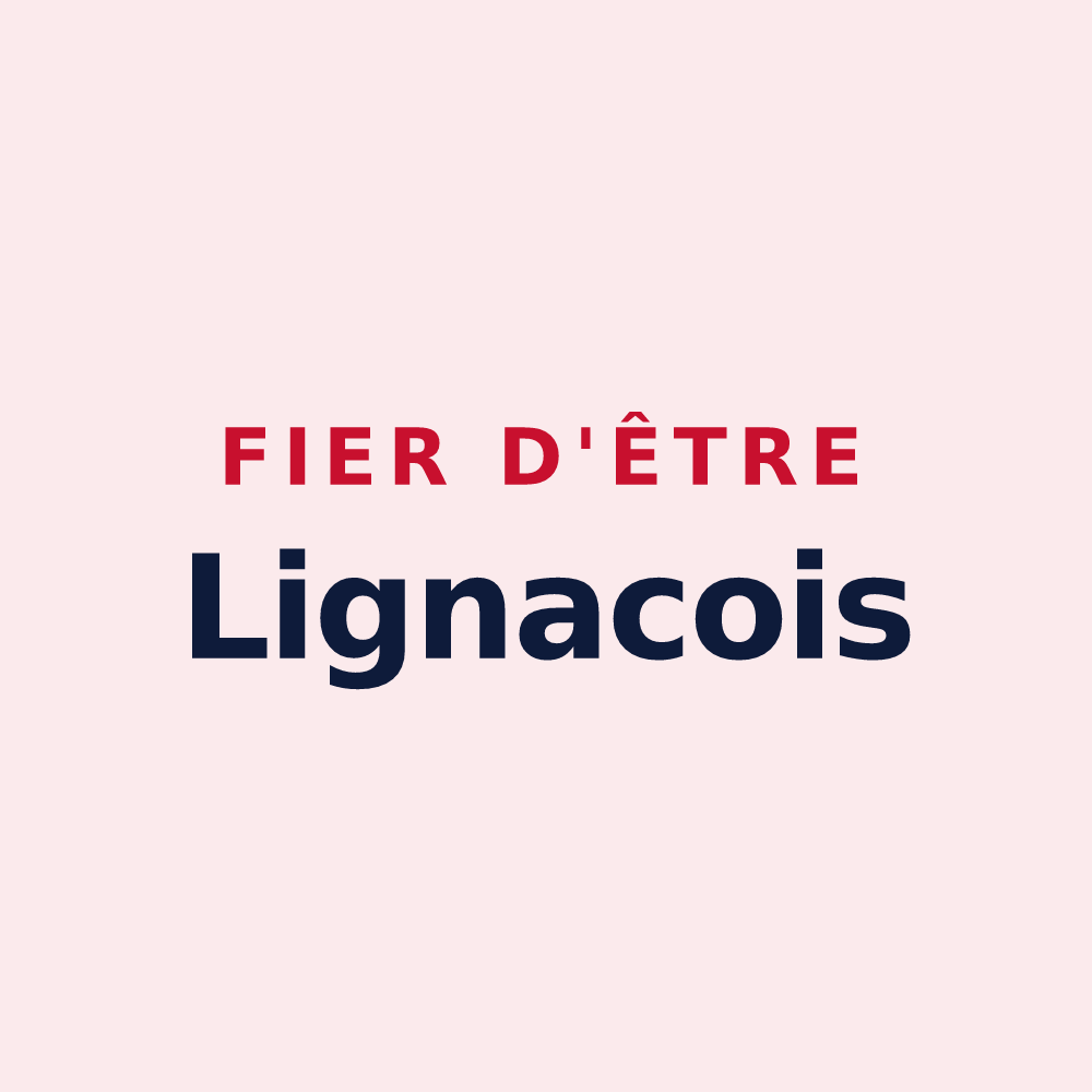Magnet « Fier d'être Lignacois » — design pour Lignac