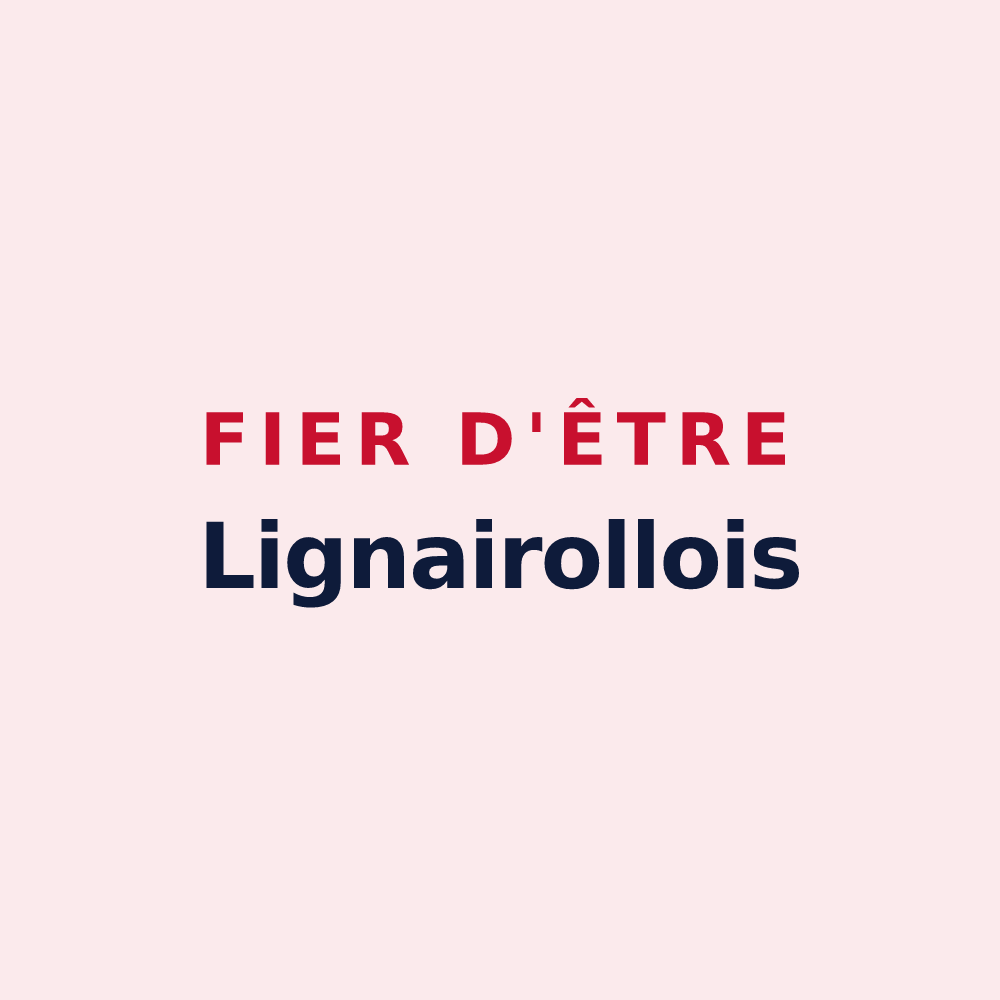 Magnet « Fier d'être Lignairollois » — design pour Lignairolles