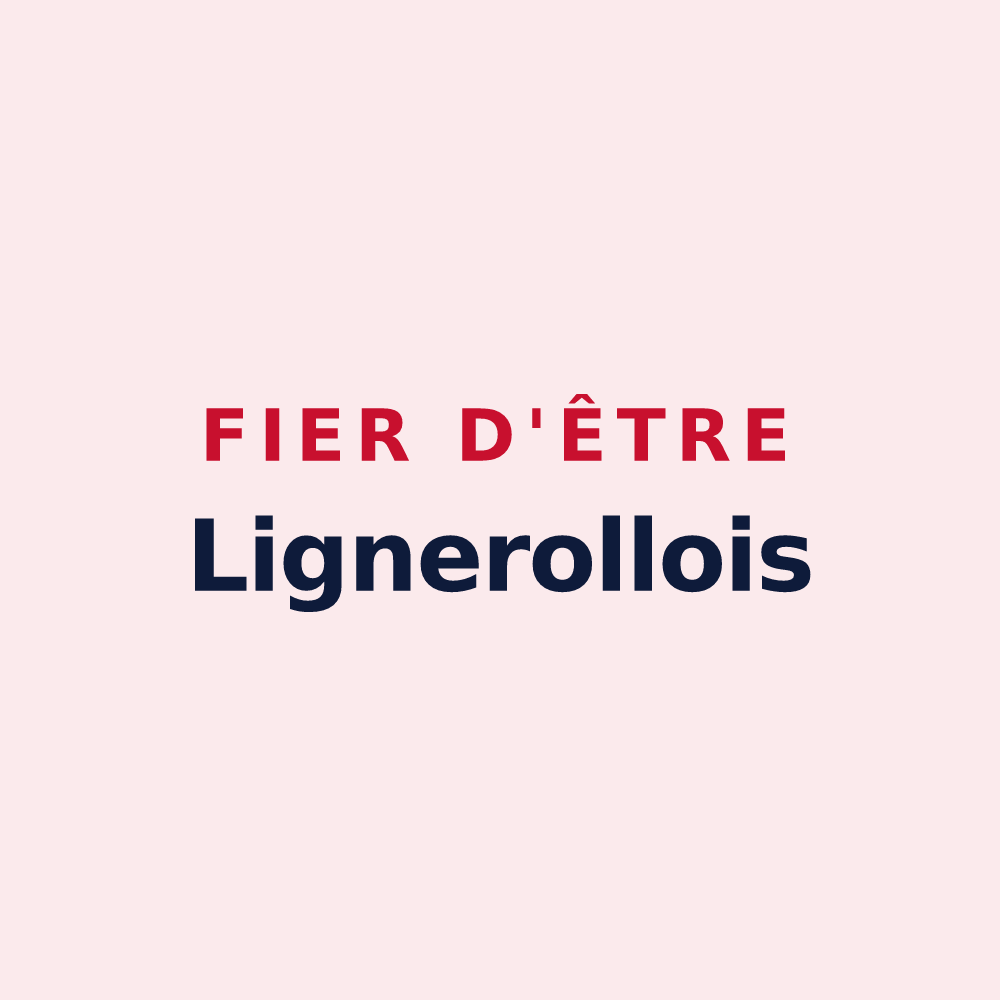 Magnet « Fier d'être Lignerollois » — design pour Lignerolles