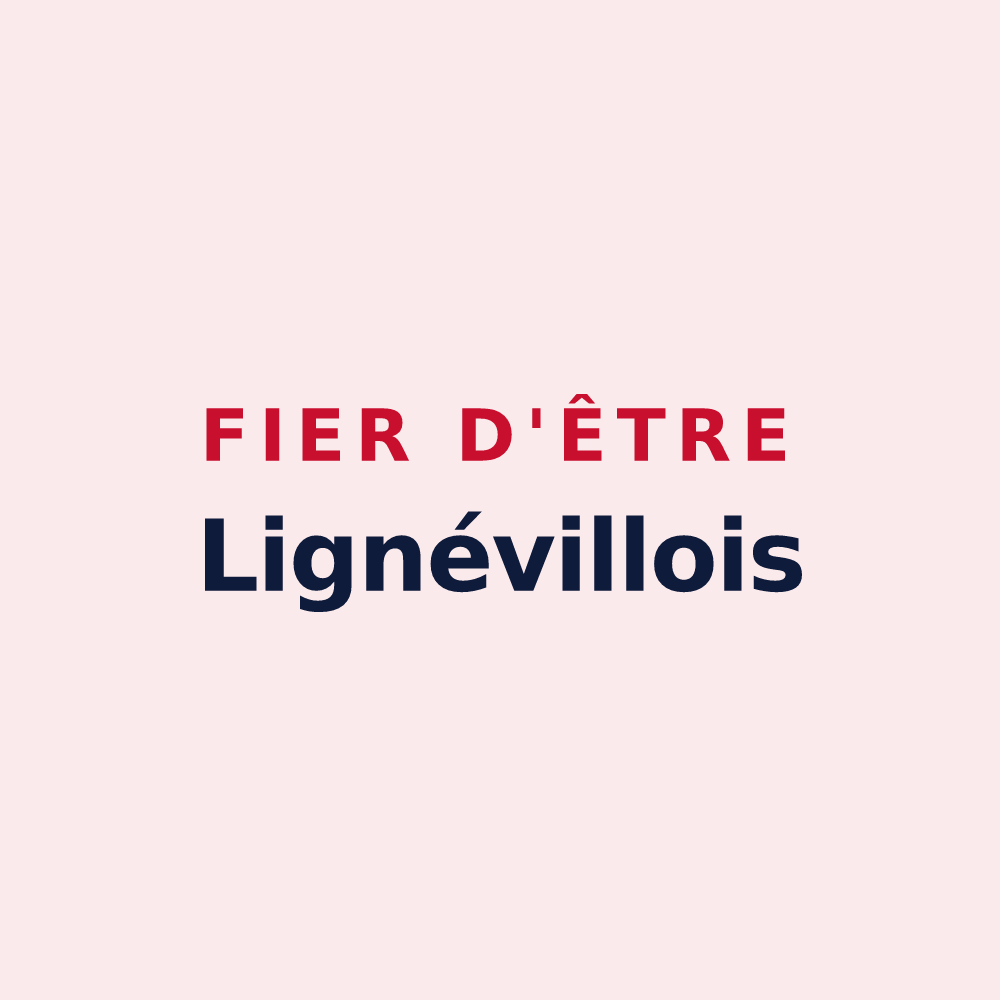 Magnet « Fier d'être Lignévillois » — design pour Lignéville