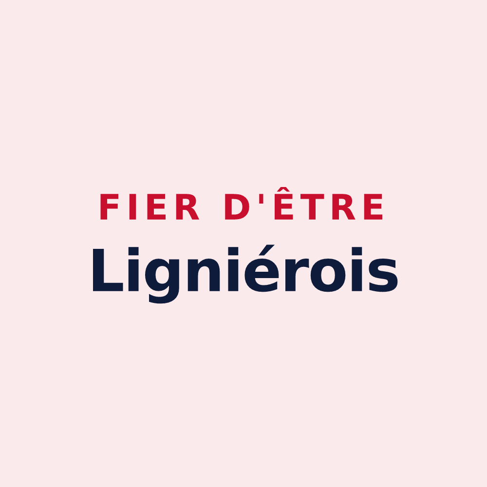Magnet « Fier d'être Ligniérois » — design pour Lignières
