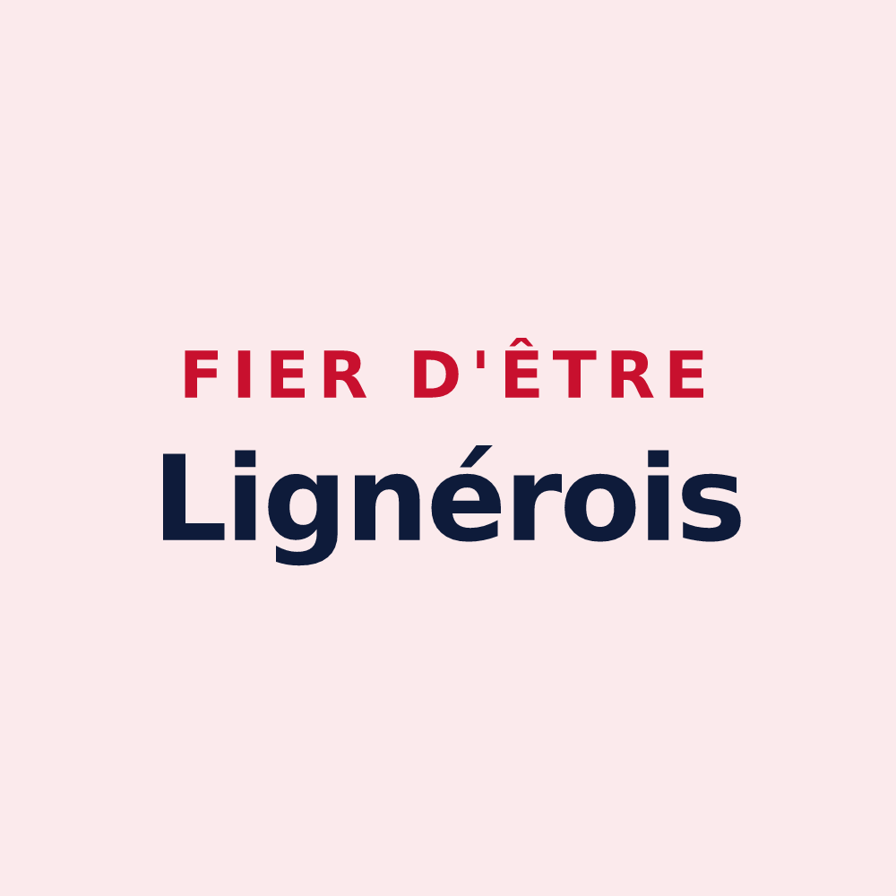 Magnet « Fier d'être Lignérois » — design pour Lignières-Châtelain