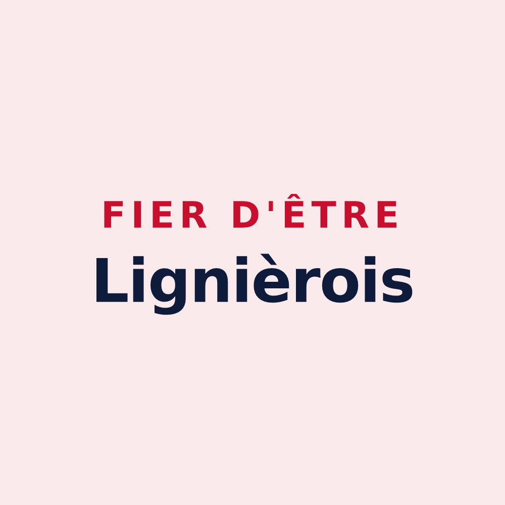 Magnet « Fier d'être Lignièrois » — design pour Lignières-Orgères