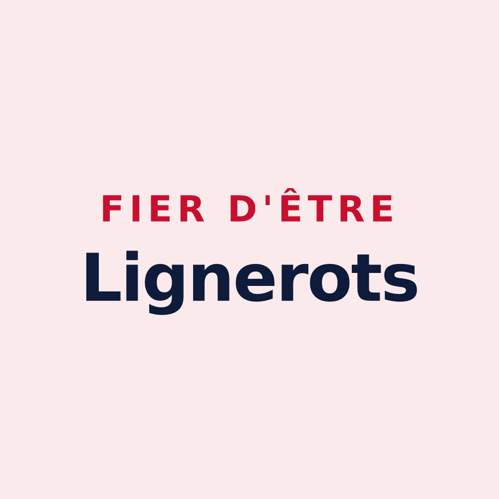 Magnet « Fier d'être Lignerots » — design pour Ligny-en-Brionnais