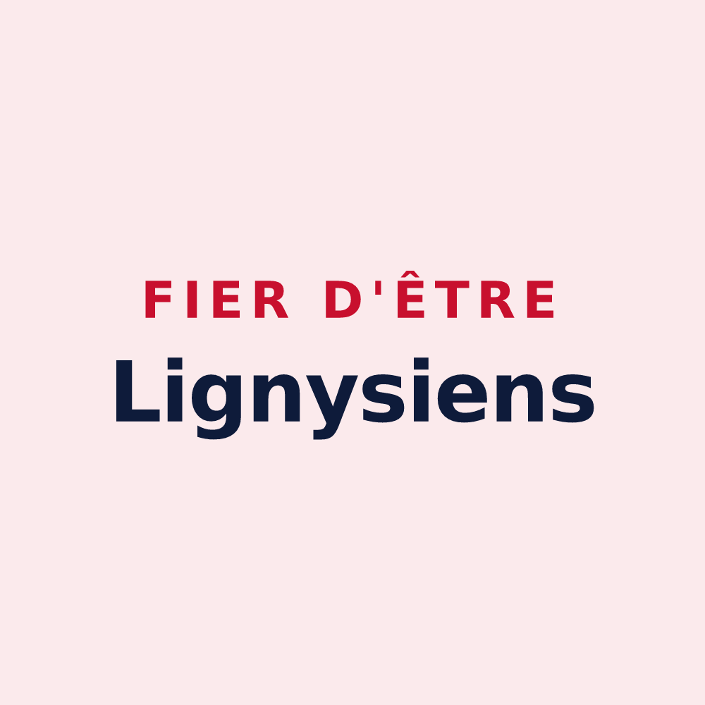 Magnet « Fier d'être Lignysiens » — design pour Ligny-en-Cambrésis