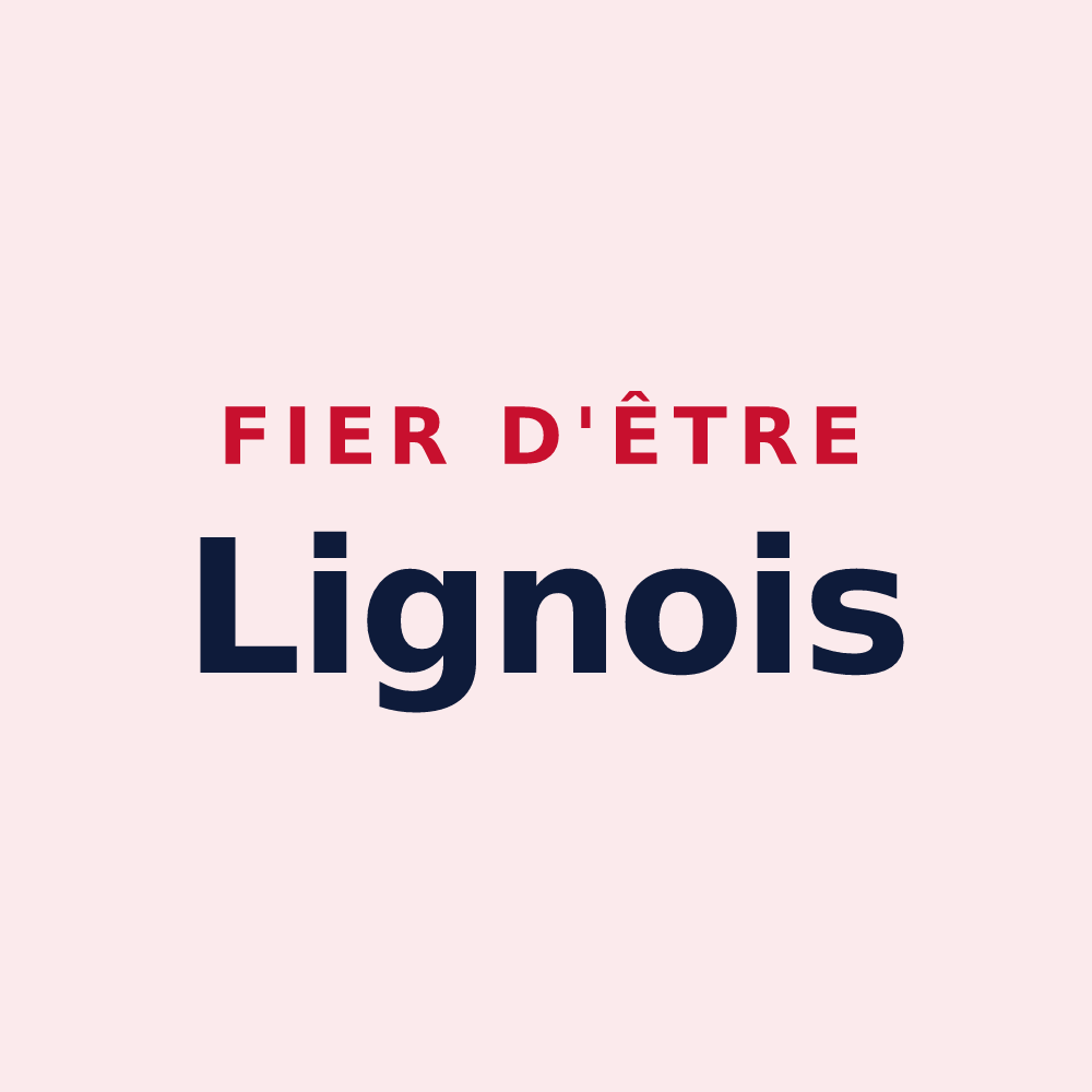 Magnet « Fier d'être Lignois » — design pour Ligny-le-Ribault