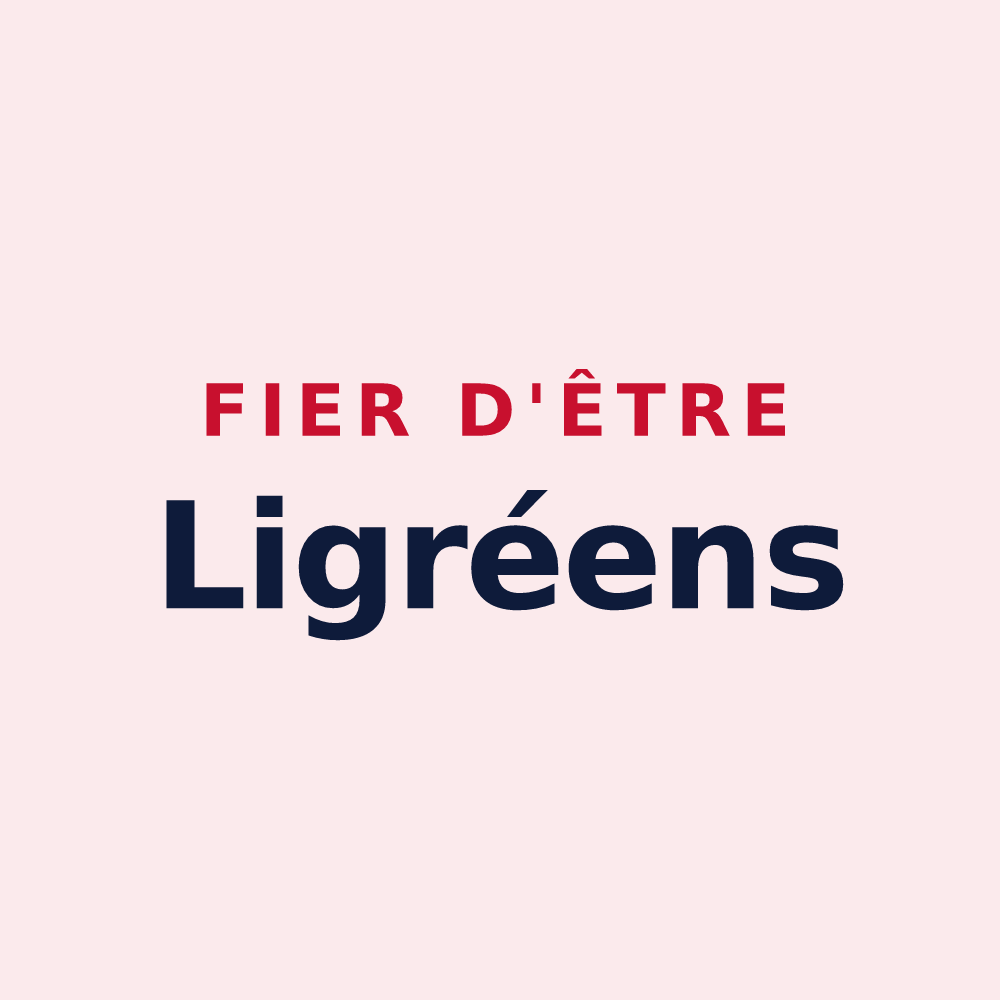 Magnet « Fier d'être Ligréens » — design pour Ligré