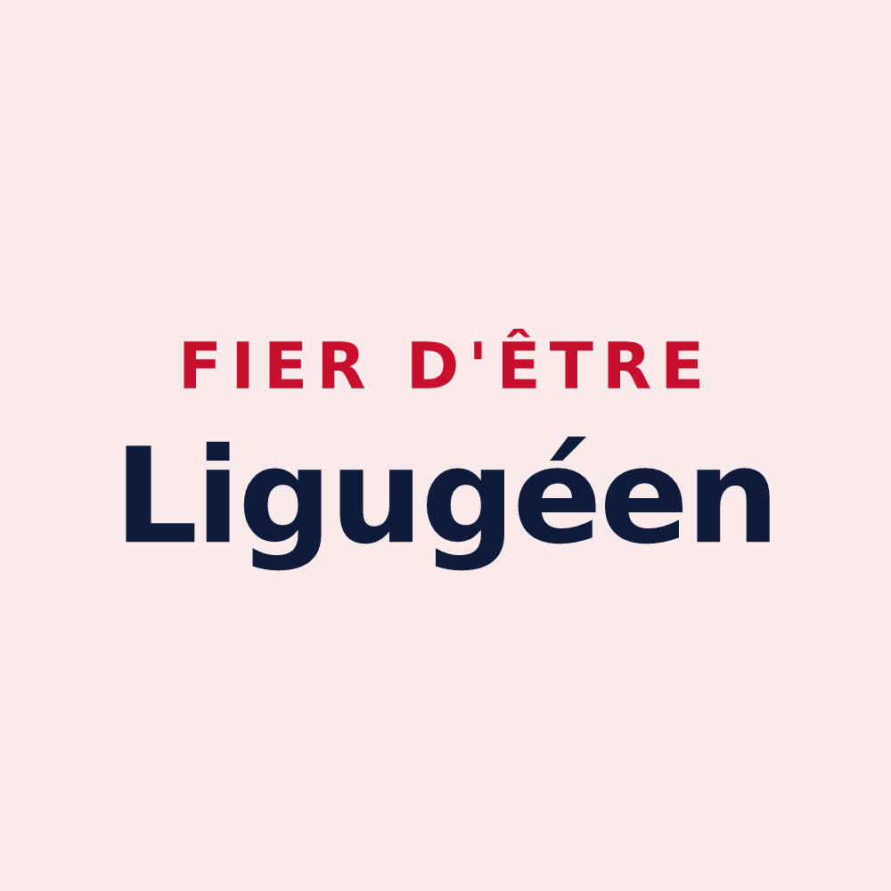 Magnet « Fier d'être Ligugéen » — design pour Ligugé