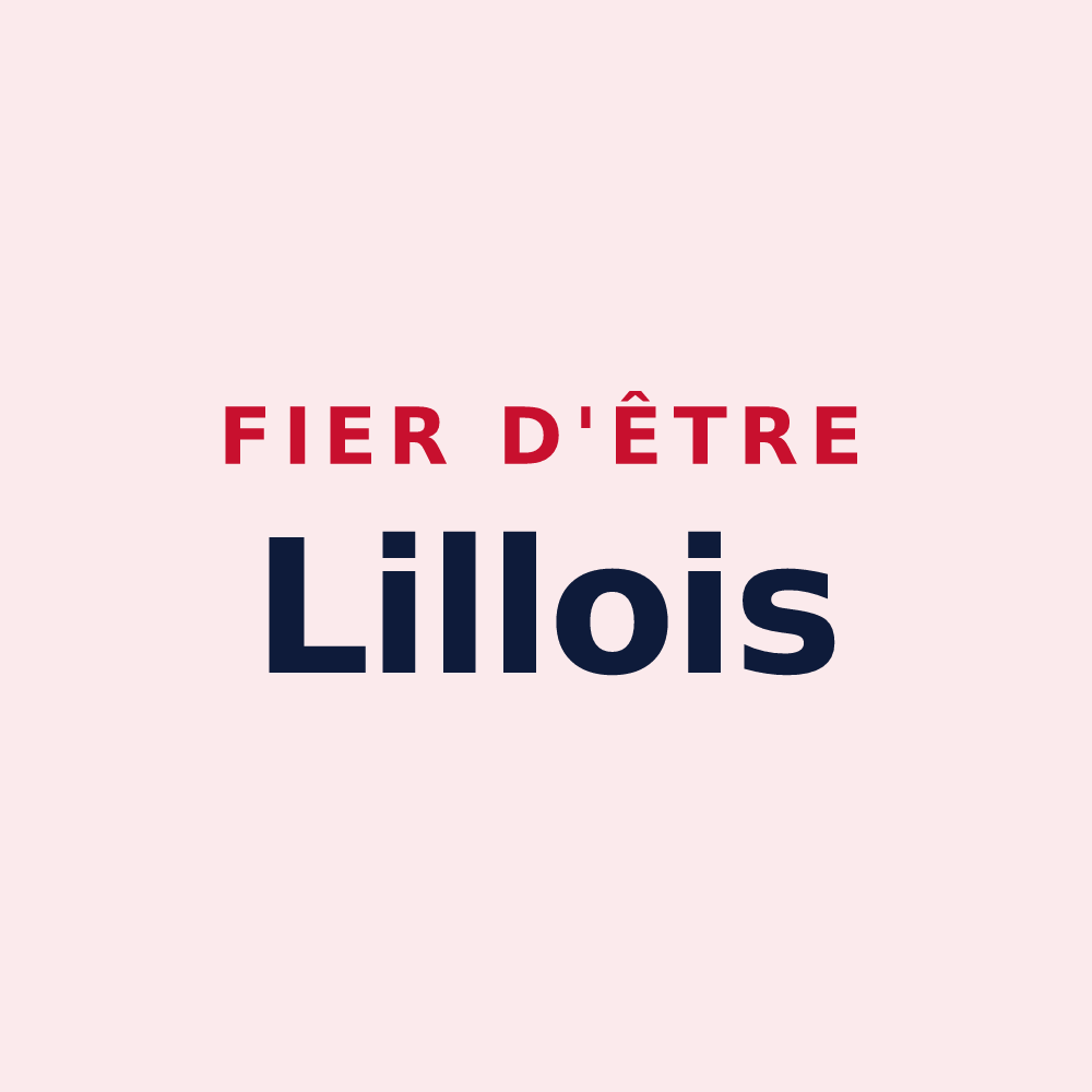 Magnet « Fier d'être Lillois » — design pour Lille