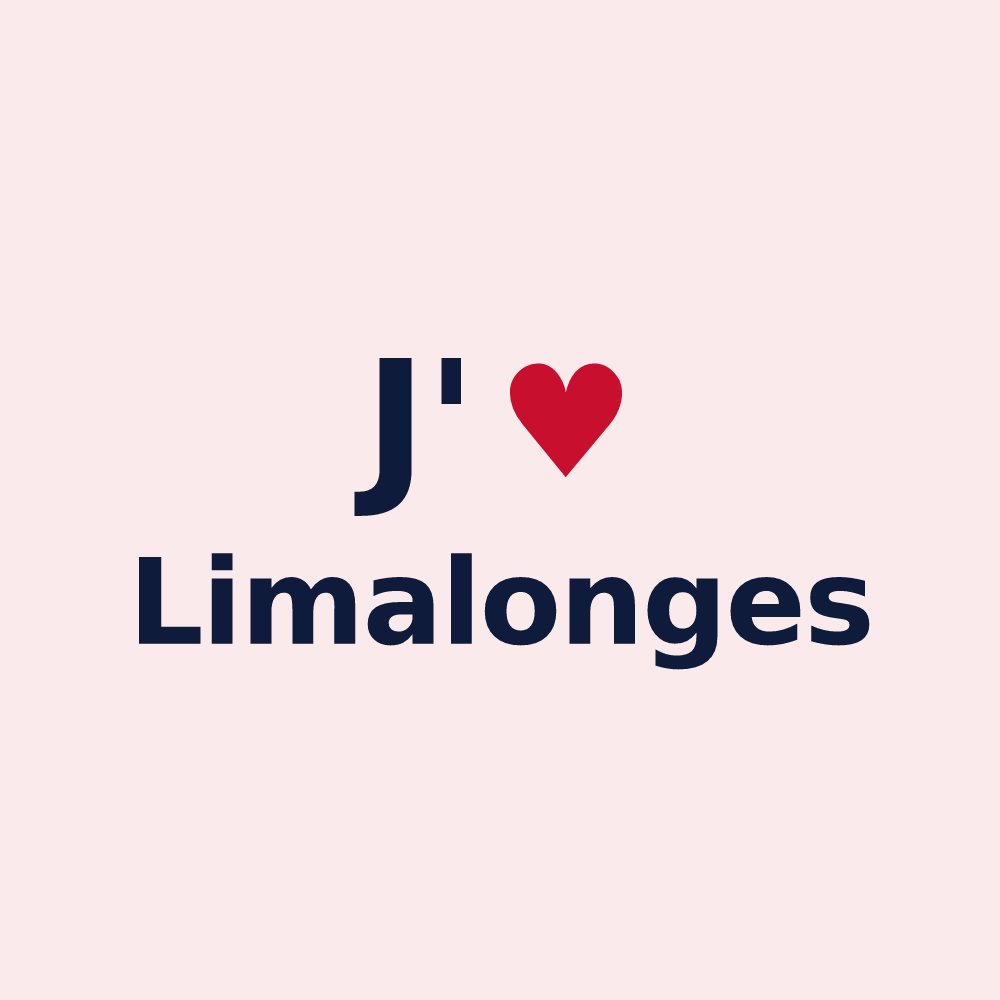 Magnet personnalisé Limalonges — design J'aime Limalonges