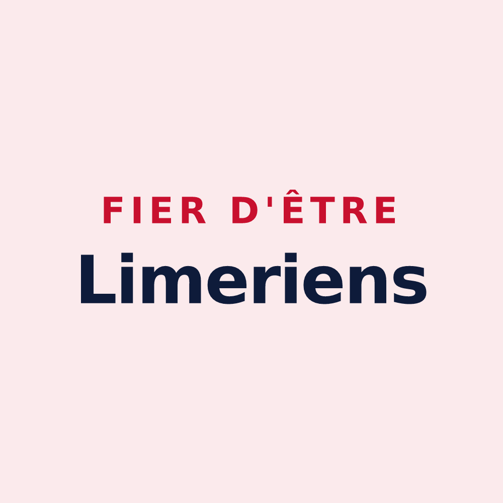 Magnet « Fier d'être Limeriens » — design pour Limeray